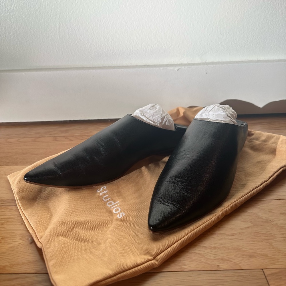 Acne Studios Leather Mules
